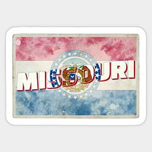 Missouri vintage style retro souvenir Sticker